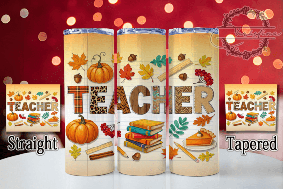 Autumn Teacher Back to School Tumbler: A Stylish and Functional Design for Drinkware Projects