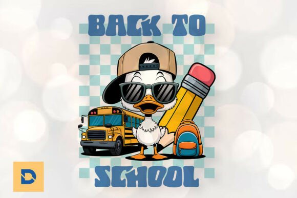 Back to School Funny Goose PNG: A Playful Addition to Your Creative Projects