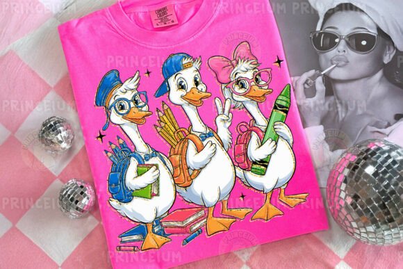 Back to School Goose Squad PNG: A Stylish and Adorable Design for Every Classroom