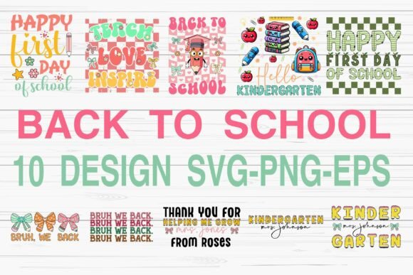 Back to School SVG Bundle for Sale
