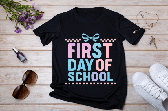 Checkered Coquette Back to School PNG: A Trendy Design for Girly Classroom Essentials