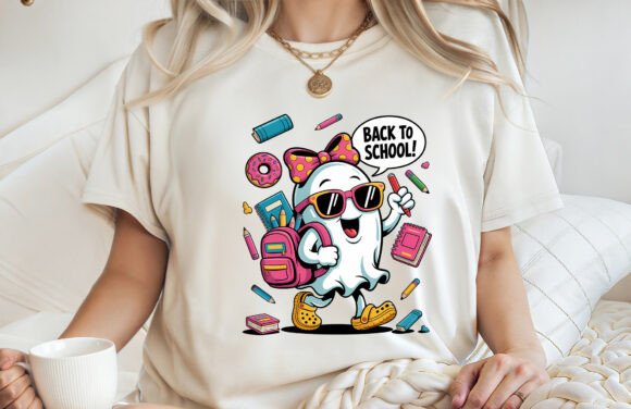 Ghost Coquette Bow Back to School PNG: A Versatile Digital Asset for Creative Projects