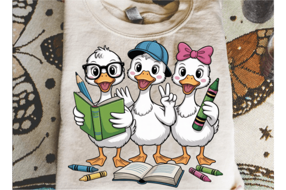 Goose Back to School PNG, 1st Grade Goose: Strategic Use for Creative and Business Applications