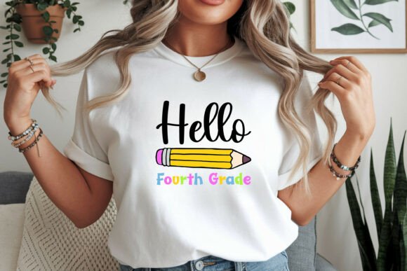 Hello Fourth Grade Preppy Back to School: A Creative Asset for Modern Designers and Entrepreneurs