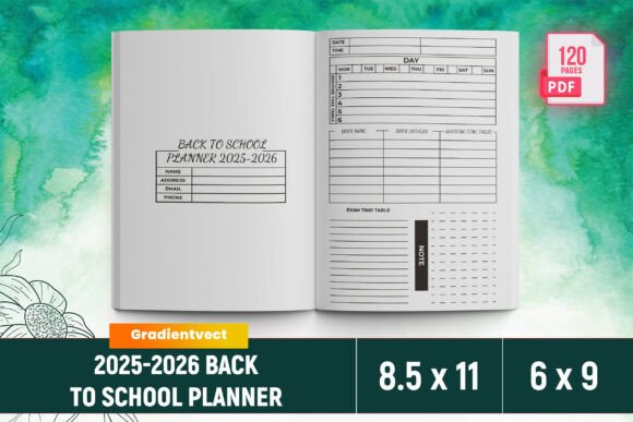 KDP 2025-2026 Back to School Planner: A Must-Have for Educators and Parents