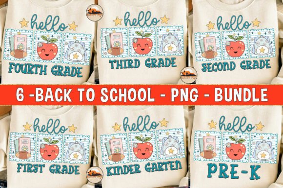 Preppy Back to School Bundle. Shirt PNG: A Versatile Design Asset for Creative and Business Workflows