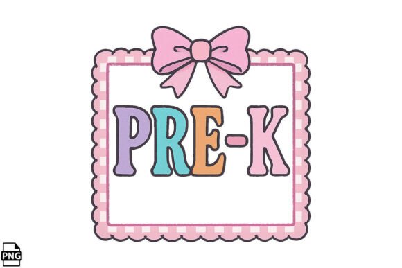 Preppy Back to School Pre-K PNG: A Versatile Design for Preschool Celebrations
