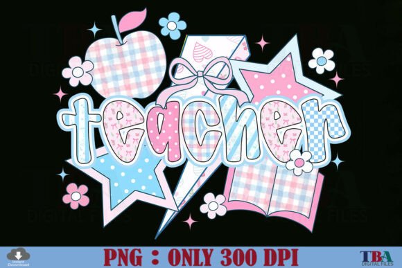 Preppy Teacher Coquette Back to School: A Digital Resource for Creative Educators and Designers