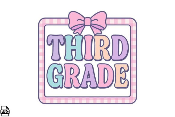 Start the School Year with Style Using This Preppy Back to School Third Grade PNG