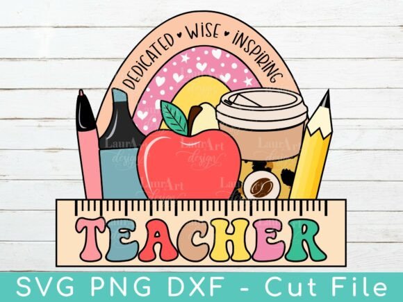 Teacher Monogram Back to School Supplies